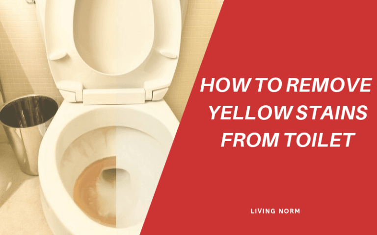remove yellow stains
